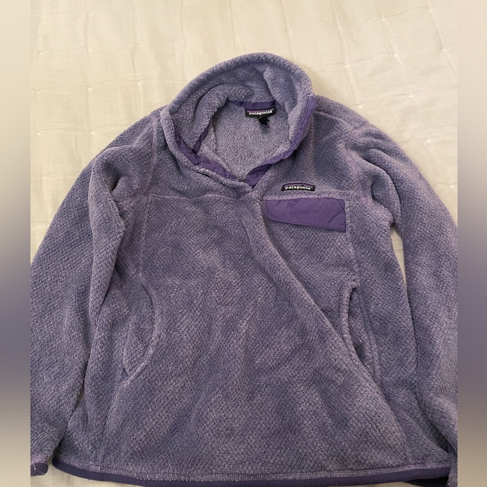 purple patagonia fleece